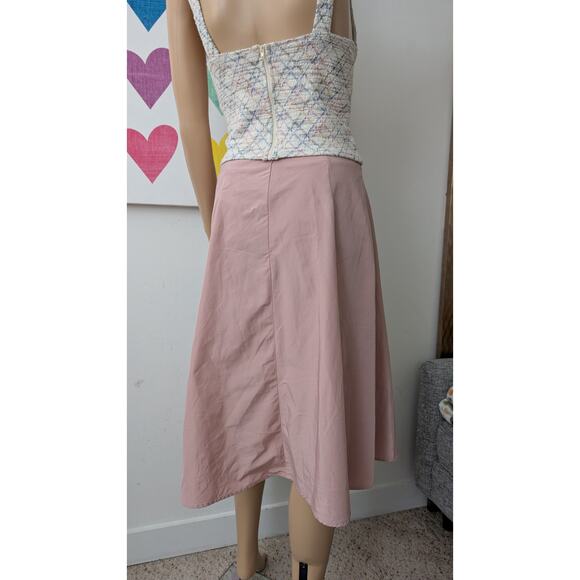 deela pink midi skirt small - Picture 3 of 12